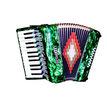 Acordeon Farinelli 25 Teclas 16 Bajos Verde, 25k16bv